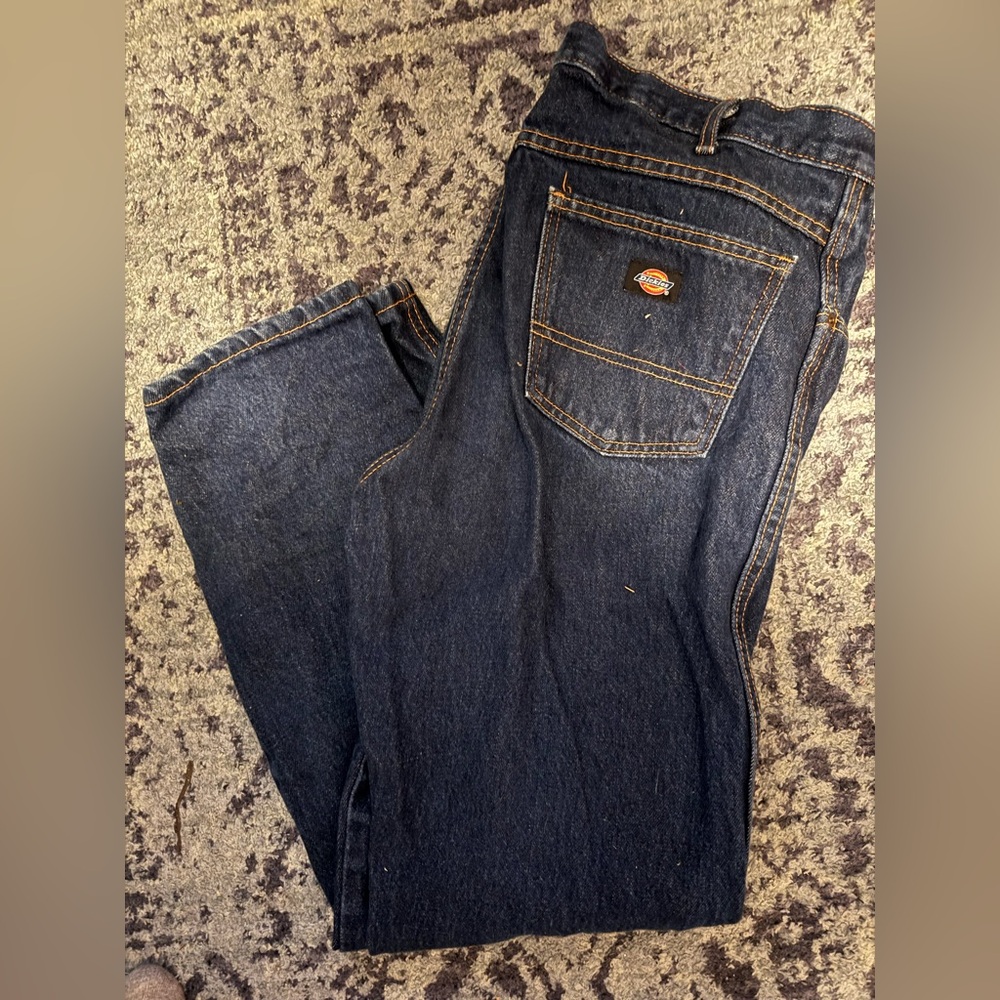 36x32 Dickies Men's Blue Jeans